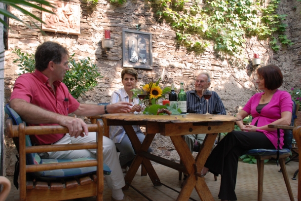 The courtyard